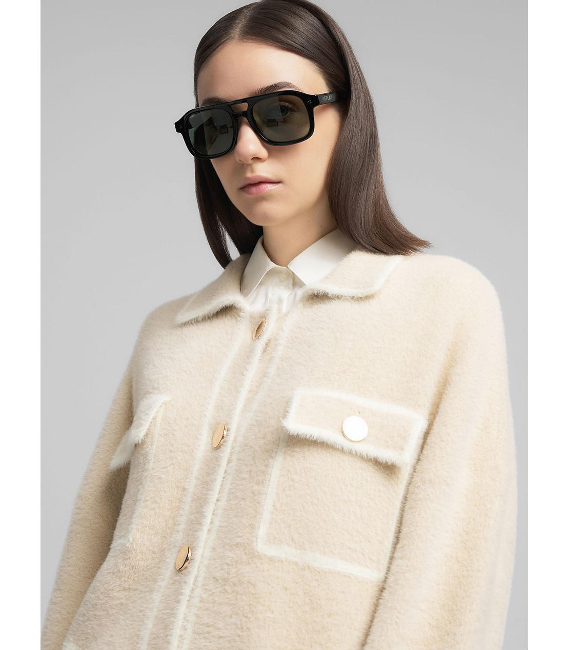 ファジーカーディガン 詳細画像 ベージュ 5